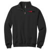8-ounce, 50/50 cotton/poly NuBlend® 1/4 Zip Sweatshirt Thumbnail