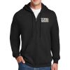 90/10 cotton/poly PrintPro® Cotton Full Zip Hooded Sweatshirt Thumbnail