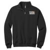 8-ounce, 50/50 cotton/poly NuBlend® 1/4 Zip Sweatshirt Thumbnail