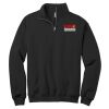 8-ounce, 50/50 cotton/poly NuBlend® 1/4 Zip Sweatshirt Thumbnail