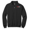 8-ounce, 50/50 cotton/poly NuBlend® 1/4 Zip Sweatshirt Thumbnail